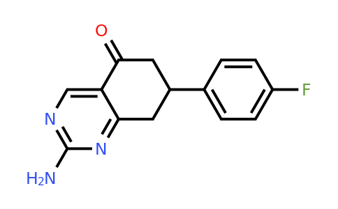 351163-48-9 | 2-Amino-7-(4-fluorophenyl)-7,8-dihydroquinazolin-5(6H)-one