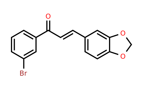 351339-24-7 | (2E)-3-(2H-1,3-Benzodioxol-5-yl)-1-(3-bromophenyl)prop-2-en-1-one