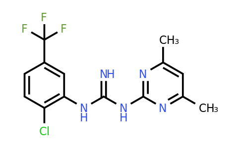351468-83-2 | 1-(2-Chloro-5-(trifluoromethyl)phenyl)-3-(4,6-dimethylpyrimidin-2-yl)guanidine