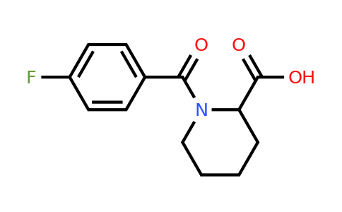 351902-40-4 | 1-(4-Fluorobenzoyl)piperidine-2-carboxylic acid
