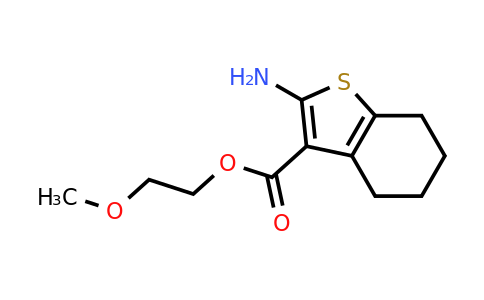 351980-81-9 | 2-Methoxyethyl 2-amino-4,5,6,7-tetrahydrobenzo[b]thiophene-3-carboxylate