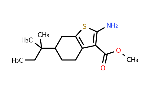 351981-10-7 | Methyl 2-amino-6-(tert-pentyl)-4,5,6,7-tetrahydrobenzo[b]thiophene-3-carboxylate