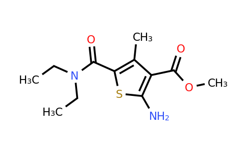 351982-89-3 | Methyl 2-amino-5-(diethylcarbamoyl)-4-methylthiophene-3-carboxylate