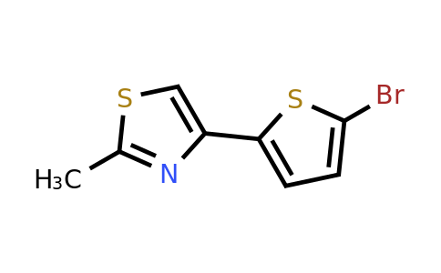 352018-87-2 | 4-(5-Bromothiophen-2-yl)-2-methylthiazole