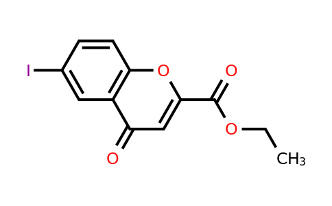 35204-44-5 | Ethyl 6-iodo-4-oxo-4H-1-benzopyran-2-carboxylate