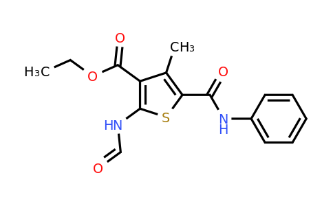 352554-79-1 | Ethyl 2-formamido-4-methyl-5-(phenylcarbamoyl)thiophene-3-carboxylate
