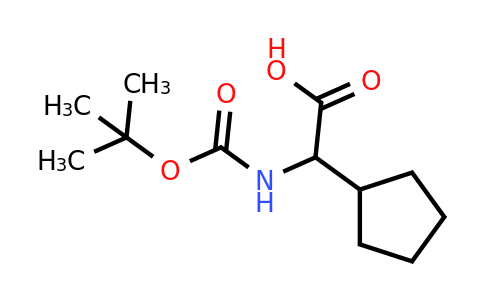 2-((tert-Butoxycarbonyl)amino)-2-cyclopentylacetic acid