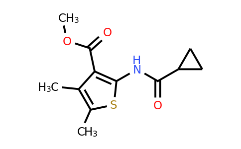 352683-46-6 | Methyl 2-(cyclopropanecarboxamido)-4,5-dimethylthiophene-3-carboxylate
