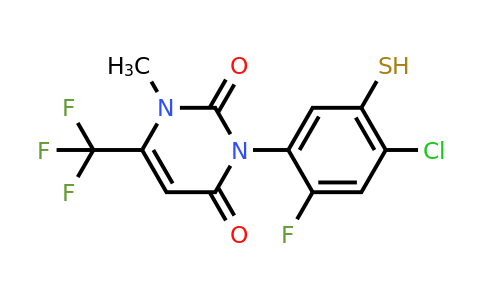 353292-92-9 | 3-(4-Chloro-2-fluoro-5-mercaptophenyl)-1-methyl-6-(trifluoromethyl)pyrimidine-2,4(1H,3H)-dione