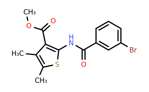 353781-69-8 | Methyl 2-(3-bromobenzamido)-4,5-dimethylthiophene-3-carboxylate