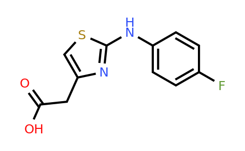 354124-90-6 | 2-(2-((4-Fluorophenyl)amino)thiazol-4-yl)acetic acid