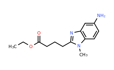 3543-73-5 | Ethyl 4-(5-amino-1-methyl-1H-benzo[d]imidazol-2-yl)butanoate