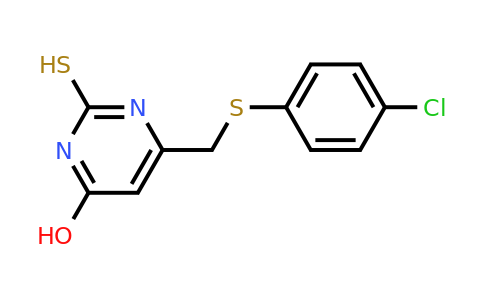 354538-71-9 | 6-(((4-Chlorophenyl)thio)methyl)-2-mercaptopyrimidin-4-ol