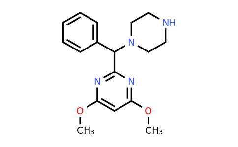 354563-89-6 | 4,6-Dimethoxy-2-(phenyl(piperazin-1-yl)methyl)pyrimidine