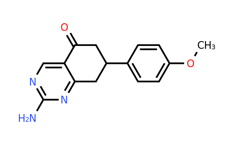 354767-74-1 | 2-Amino-7-(4-methoxyphenyl)-7,8-dihydroquinazolin-5(6H)-one