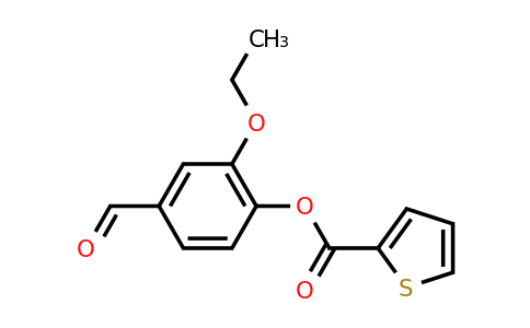 354781-43-4 | 2-Ethoxy-4-formylphenyl thiophene-2-carboxylate