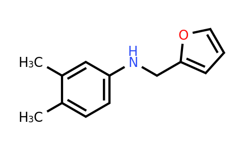 356092-19-8 | N-(Furan-2-ylmethyl)-3,4-dimethylaniline