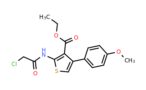 356568-71-3 | Ethyl 2-(2-chloroacetamido)-4-(4-methoxyphenyl)thiophene-3-carboxylate
