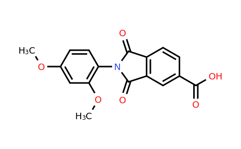 356578-82-0 | 2-(2,4-Dimethoxyphenyl)-1,3-dioxoisoindoline-5-carboxylic acid