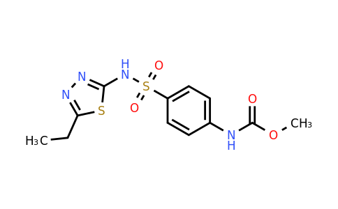 35746-80-6 | Methyl (4-(N-(5-ethyl-1,3,4-thiadiazol-2-yl)sulfamoyl)phenyl)carbamate