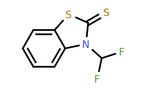 358365-85-2 | 3-(Difluoromethyl)benzo[d]thiazole-2(3h)-thione