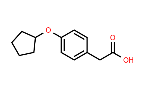 3585-72-6 | 2-(4-(Cyclopentyloxy)phenyl)acetic acid