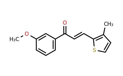 358656-72-1 | (2E)-1-(3-Methoxyphenyl)-3-(3-methylthiophen-2-yl)prop-2-en-1-one