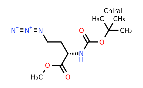 Methyl (S)-4-azido-2-((tert-butoxycarbonyl)amino)butanoate