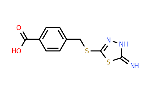 361178-62-3 | 4-(((5-Imino-4,5-dihydro-1,3,4-thiadiazol-2-yl)thio)methyl)benzoic acid
