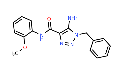 5-Amino-1-benzyl-N-(2-methoxyphenyl)-1H-1,2,3-triazole-4-carboxamide