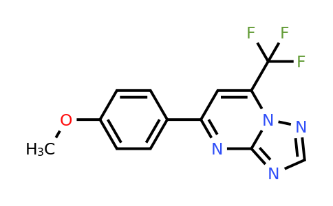 361368-95-8 | 5-(4-methoxyphenyl)-7-(trifluoromethyl)[1,2,4]triazolo[1,5-a]pyrimidine