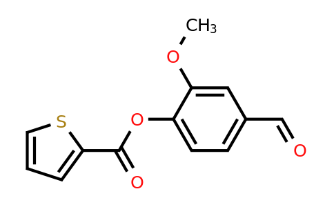 361472-61-9 | 4-Formyl-2-methoxyphenyl thiophene-2-carboxylate