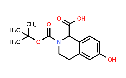 362492-00-0 | 2-(tert-Butoxycarbonyl)-6-hydroxy-1,2,3,4-tetrahydroisoquinoline-1-carboxylicacid
