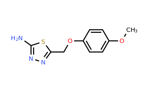 364360-13-4 | 5-((4-Methoxyphenoxy)methyl)-1,3,4-thiadiazol-2-amine