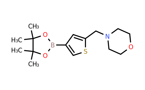 364794-85-4 | 4-((4-(4,4,5,5-Tetramethyl-1,3,2-dioxaborolan-2-yl)thiophen-2-yl)methyl)morpholine