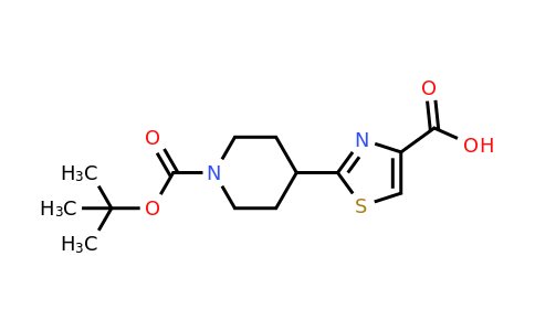 365413-00-9 | 2-(1-(tert-Butoxycarbonyl)piperidin-4-yl)thiazole-4-carboxylic acid