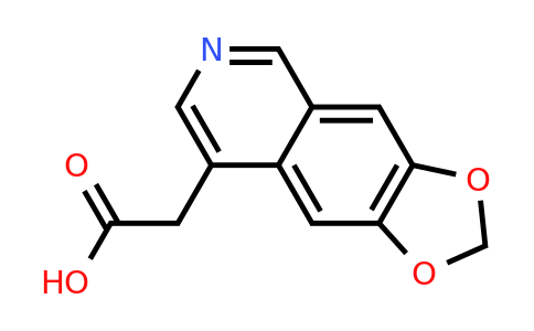 366446-04-0 | 2-([1,3]Dioxolo[4,5-g]isoquinolin-8-yl)aceticacid