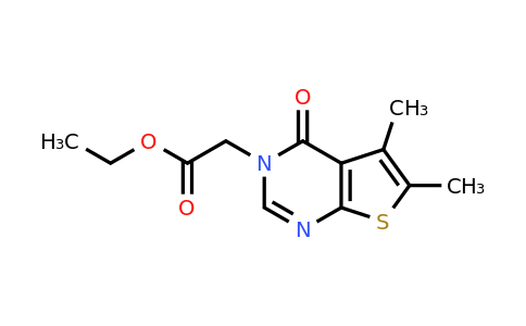 369397-75-1 | Ethyl 2-(5,6-dimethyl-4-oxothieno[2,3-d]pyrimidin-3(4h)-yl)acetate