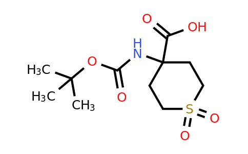 4-tert-Butoxycarbonylamino-1,1-dioxo-hexahydro-thiopyran-4-carboxylic acid