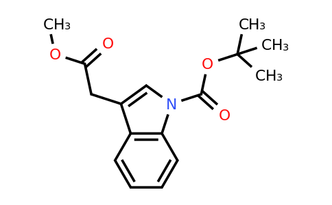 370562-34-8 | tert-Butyl 3-(2-methoxy-2-oxoethyl)-1H-indole-1-carboxylate