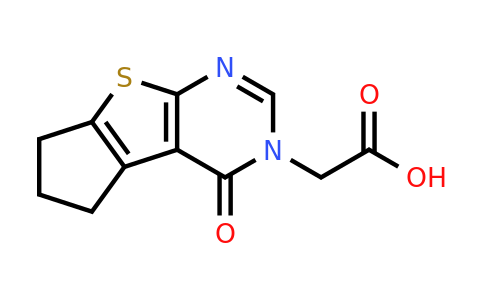 371206-03-0 | 2-(4-Oxo-4,5,6,7-tetrahydro-3H-cyclopenta[4,5]thieno[2,3-d]pyrimidin-3-yl)acetic acid