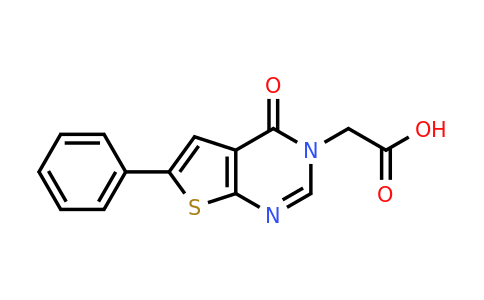 371233-49-7 | 2-{4-oxo-6-phenyl-3h,4h-thieno[2,3-d]pyrimidin-3-yl}acetic acid