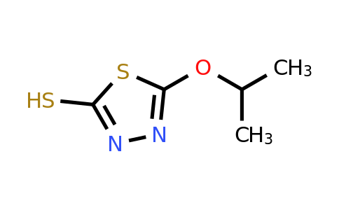 37158-92-2 | 5-(Propan-2-yloxy)-1,3,4-thiadiazole-2-thiol