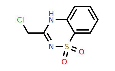37162-65-5 | 3-(Chloromethyl)-4H-benzo[e][1,2,4]thiadiazine 1,1-dioxide