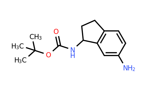 (6-Amino-indan-1-yl)-carbamic acid tert-butyl ester