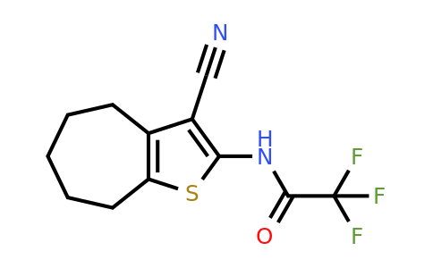 372085-99-9 | N-(3-cyano-5,6,7,8-tetrahydro-4H-cyclohepta[b]thiophen-2-yl)-2,2,2-trifluoroacetamide