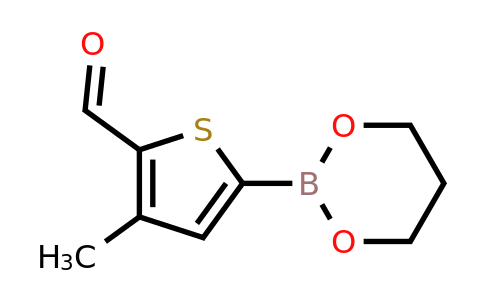 374537-98-1 | 5-(1,3,2-Dioxaborinan-2-yl)-3-methylthiophene-2-carbaldehyde