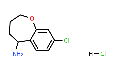 37483-69-5 | 8-Chloro-2,3,4,5-tetrahydro-1-benzoxepin-5-amine hydrochloride