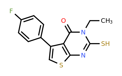 379238-47-8 | 3-Ethyl-5-(4-fluorophenyl)-2-mercaptothieno[2,3-d]pyrimidin-4(3h)-one