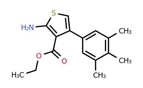 379250-77-8 | Ethyl 2-amino-4-(3,4,5-trimethylphenyl)thiophene-3-carboxylate